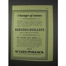 1959 Accles & Pollock Steel Tubes Ad - Change of Name