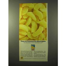 1964 Comstock Pie-Sliced Apples Ad