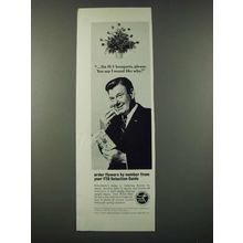 1964 FTD Florist Ad - Arthur Godfrey