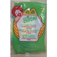 1999 McDonalds Barbie #7 Pet Lovin' Barbie Mint in Package