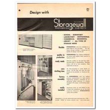 BOYD-BRITTON 1964 Storagewall prefabricated cabinets vintage catalog