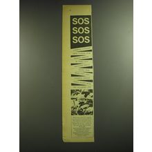 1969 Royal National Life-Boat Institution Ad - SOS SOS SOS