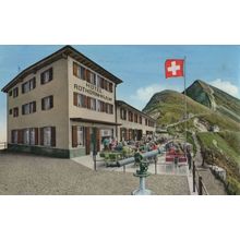 Hotel Rothorn Kulm Switzerland Restaurant Postcard