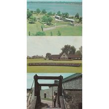 Old Fort Erie 3x Canadian Military Museum Postcard s