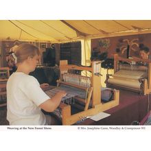 New Forest Hampshire Show Weavers Weaving Crafts Postcard