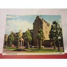 THE SQUARE, DORNOCH, SUTHERLAND used postcard by Whiteholme Hail Caledonia =