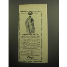 1957 Chipp Fashion Ad - Summer odd coats