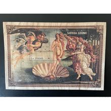 Sierra Leone 2019 Mi. Bl. ? Sandro Botticelli Venus Naissance Geburt Art Bois