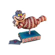Disney Traditions Jim Shore Grinning Cheshire Cat Floating Alice In Wonderland