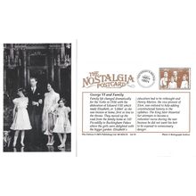 Postcard King George VI Queen Elizabeth Princess Margaret Royal - Nostalgia