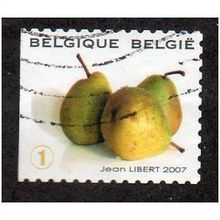 BEL 2007 (52c)(S/A) 'FRUIT-PEARS' FINE USED (EBID10366)