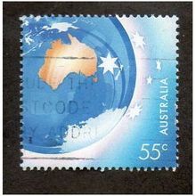 AUS 2008 55c 'AUSTRALIA FROM SPACE' FINE USED (EBID29-051)