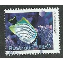 AUS 2010 $1.80 'FISHES OF THE REEF' FINE USED (EBID35-006)