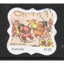 AUSTRALIA: BIB & BUB, 2024 GUMNUT BABIES, USED SELF-ADHESIVE MYSTAMP. 15/16
