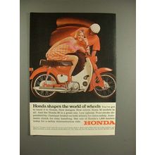 1967 Honda 90 Motorcycle Ad - Shapes World of Wheels