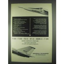 1967 General Dynamics Ad - Composite Structure