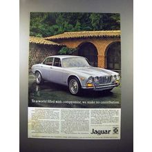 1972 Jaguar XJ6 Car Ad - World Filled with Compromises