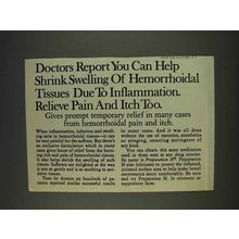 1977 Preparation H Ad - Shrink Swelling of Hemorrhoidal