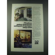 1977 PPG Solarcool and Twindow Glass windows Ad - Energy System