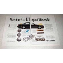 1992 Lexus LS 400 Car Ad - Fall Apart This Well?
