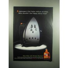 2000 Wisk Detergent Ad - Helps Reduce Wrinkles