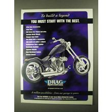 2001 Drag Specialties Motorcycle Parts Ad - A Legend