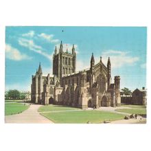 HEREFORD CATHEDRAL, used postcard 1972 postmark =