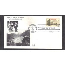 JWL 2152 22c Korean War (Cachet-U/A) CV40124