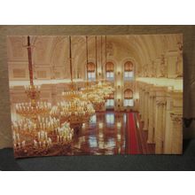 THE GREAT KREMLIN PALACE. THE PALACE, MOSCOW, RUSSIA unused postcard 1989 =