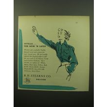 1950 R.H. Stearns Viyella Shirts Advertisement - Viyella for now 'n later