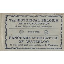 Panorama Of The Battle Of Waterloo 12x Military Postcard Book