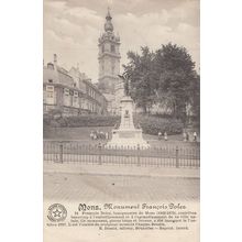 Mons Monument Francois Dolez Belgium WW1 1918 Military Postcard