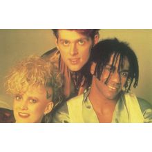 The Thompson Twins Pop Group 1980s Postcard