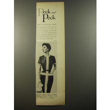 1954 Peck and Peck Suit Ad - Photo by Tom Palumbo - Take the French-Line