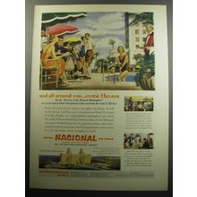 1957 Hotel Nacional de Cuba Advertisement - and all around you.. exotic Havana