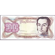 1992 Venezuela Banknote 100 Bolivares