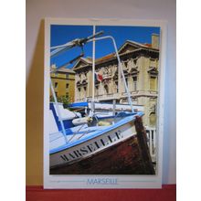 HOTEL de VILLE, LE VIEUX PORT, MARSEILLE, FRANCE used postcard 2003 pm =
