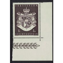 Liechtenstein Arms of Liechtenstein Corners 1969 MNH SG#498