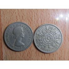GB 1961 Elizabeth II Florin 2/- Two Shillings Coin