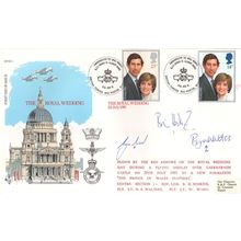 1981 Royal Wedding Day Princess Diana Red Arrows Team Hand Signed FDC