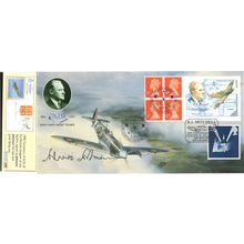 Johnnie Johnson WW2 Pilot Hero RRP £40 Rare Hand Signed FDC