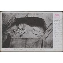 Löwendenkmal, Luzern, 1904 - AEZ AK