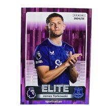 Panini Premier League 2025 Stickers Elite Parallel Purple - James Tarkowski