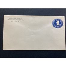 ICOLLECTZONE US U393 Entire with Advertising corner XF NH (B500-2)
