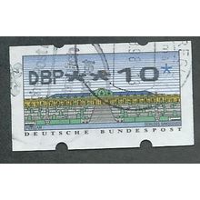 GER 10pf 'DEUTSCHE BUNDESPOST' MACHINE LABEL (EBID43-283)
