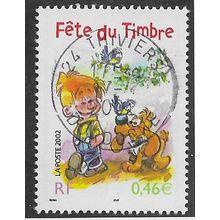 FRA 2002 46c 'STAMP DAY' FINE USED (EBID62-687)