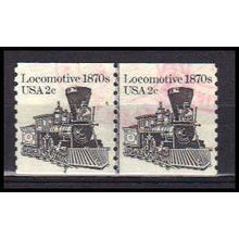 Used 1897A 2c Locomotive Very Fine CNP Left 4 PA0299