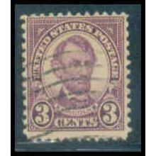 Used 635 3c Abraham Lincoln Barely Clears M09941