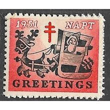 1954 NAPT Greetings Stamp - MNH (**)