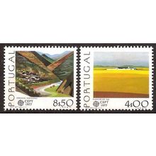 Portugal 1977 Europa, Landscapes, Set of 2 UNM / MNH